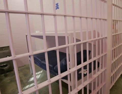 Jail cell in Las Vegas prison