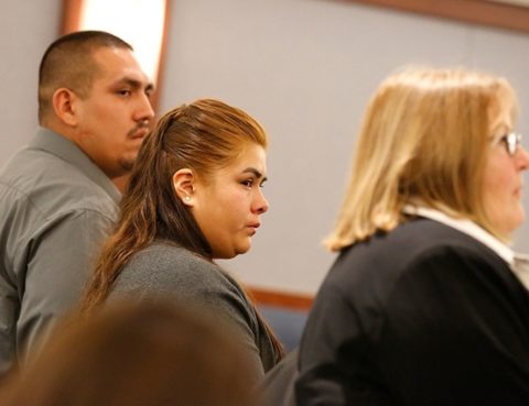 Martine during bail hearing in Las Vegas court